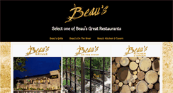 Desktop Screenshot of beausrestaurants.com